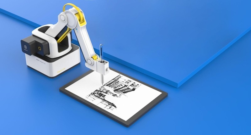 a writing and drawing on the DOBOT Magician Lite Model