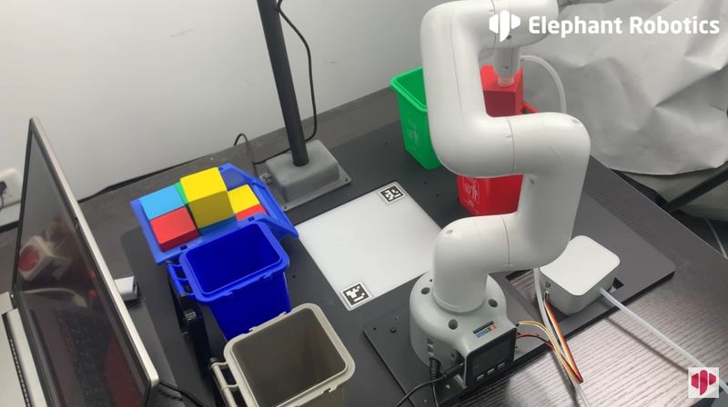 a applications on the Elephant Robotics myCobot 280 M5Stack