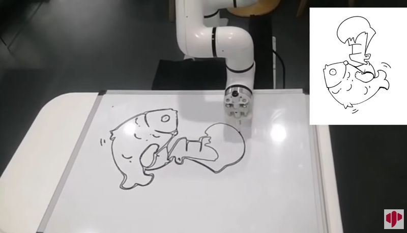 a can draw together with my Elephant Robotics myCobot Pro 600