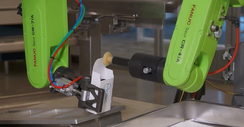 a packaging on the FANUC CR-7iA