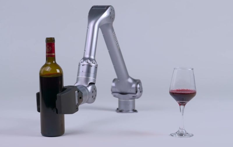 Incluso es lo bastante preciso como para servirte una copa de vino en el Unitree Robotics Z1 Air