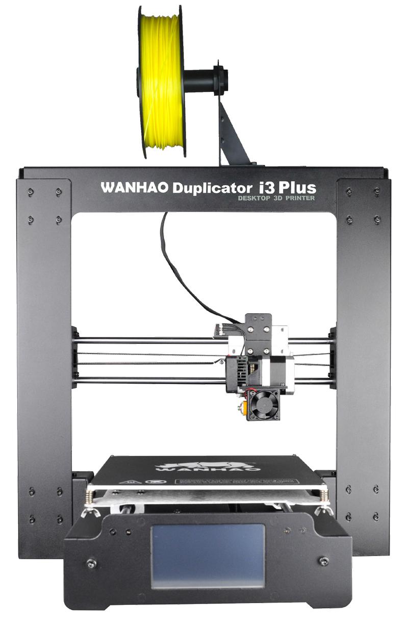 The Wanhao Duplicator i3 Plus touchscreen